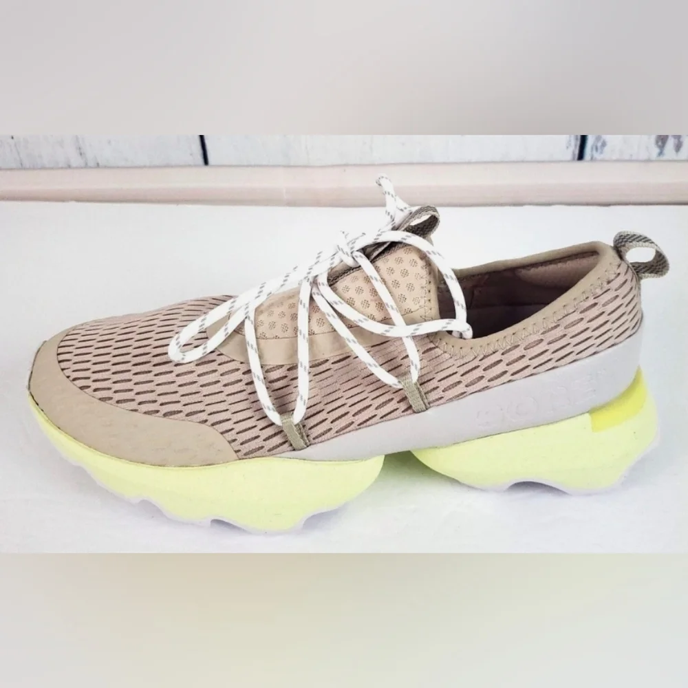 Sorel Women's Beige and Yellow Sneakers - Picture 2 of 7